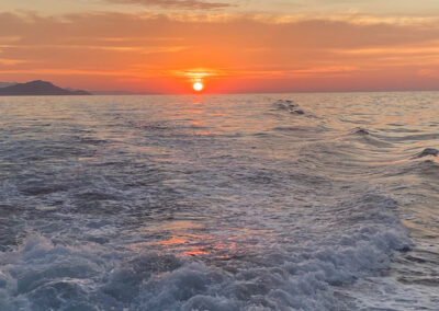 a sunset view during a La Patrona Mazatlan excursion